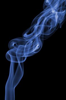 abstract blue smoke background