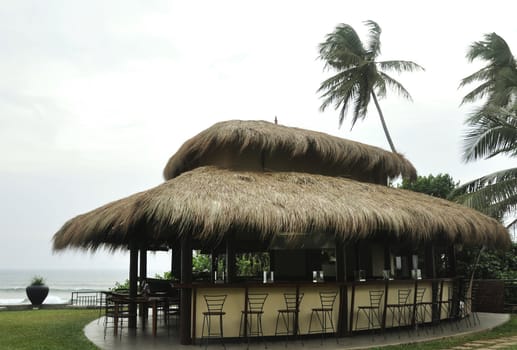 A beautiful little bar overlooking the Indian Ocean