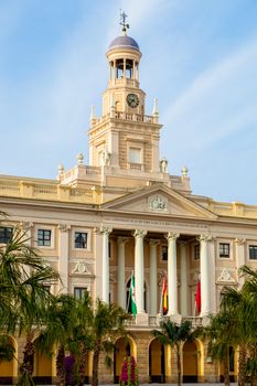 Old city hall of the city of Cadiz, Spain