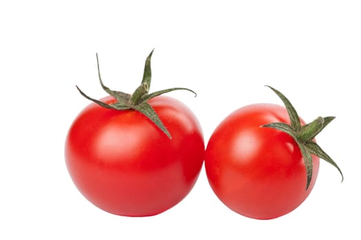 ripe tomatoes isolated
