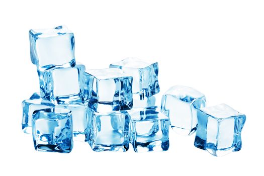ice cubes isolated