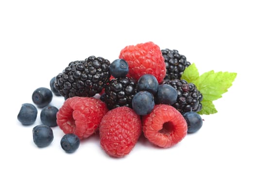 fresh berries isolated 