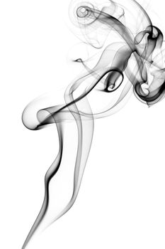 abstract grey smoke isolated
