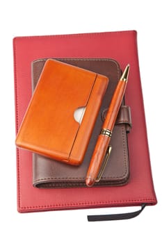 organizer pen and diary