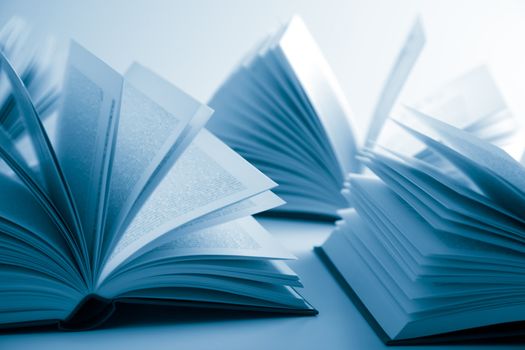 open books
