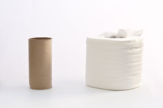 tissue roll, full and empty, mean be different