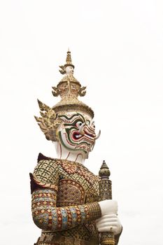 thai giant, created to convey meaning to the protection temple or palace.