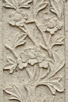 stone carvings of flowers, long-lasting beauty and timeless.