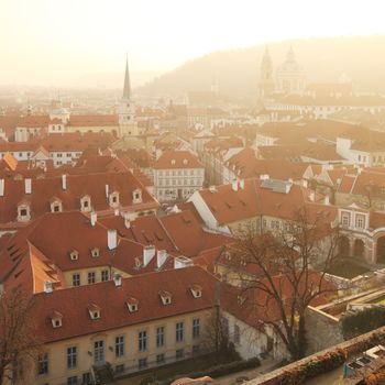 Panorama of Prague Czech Republic