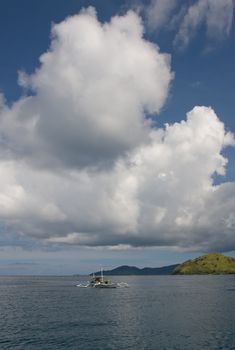 boat at philippines sea