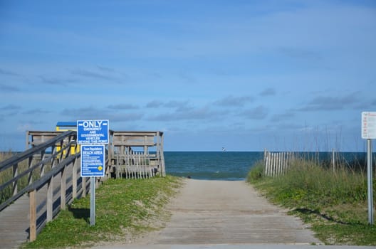 A Beach access point in North Carolina
