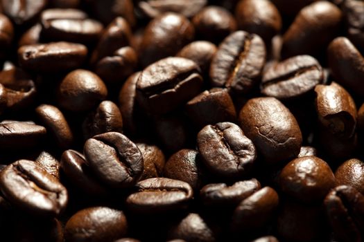roasted coffee beans background
