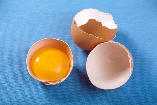 eggs over blue