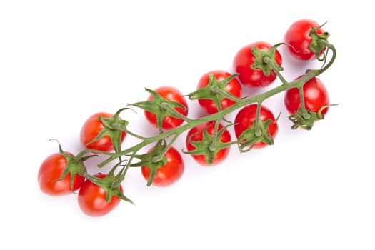 ripe tomatoes isolated