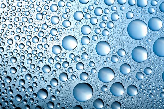 blue water drops background 