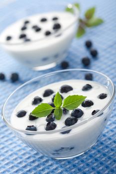 yogurt with blueberry 