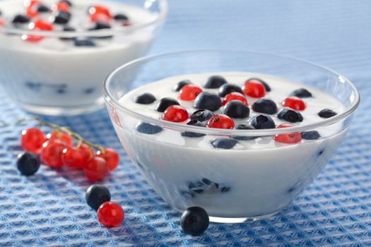 yogurt with berries 