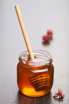 honey in jar