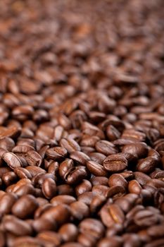 roasted coffee beans background 
