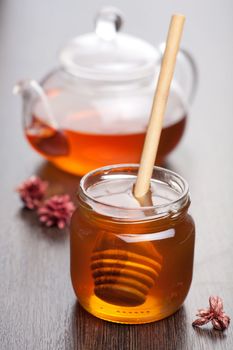 honey and tea