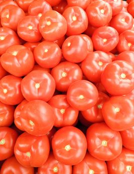 A lot of red tomatoes background