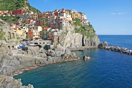 Italy. Cinque Terre. Manarola village 