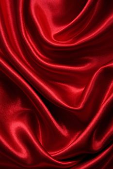 Smooth elegant red silk can use as background 