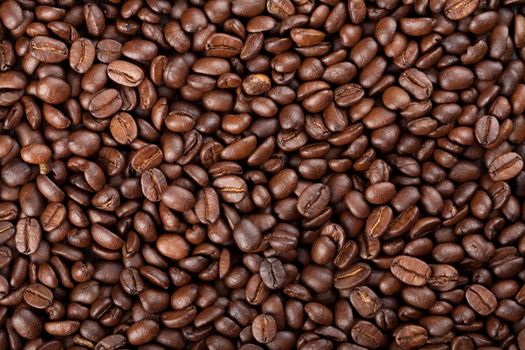 roasted coffee beans background 