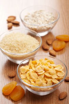 various cereals 