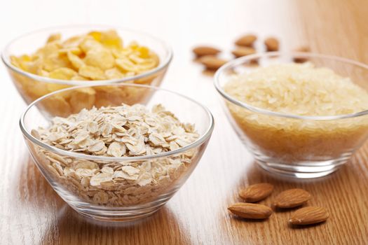 various cereals 