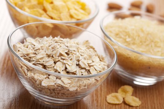 various cereals 