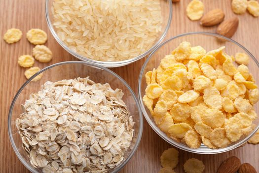 various cereals 