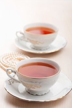 tea in elegant cups