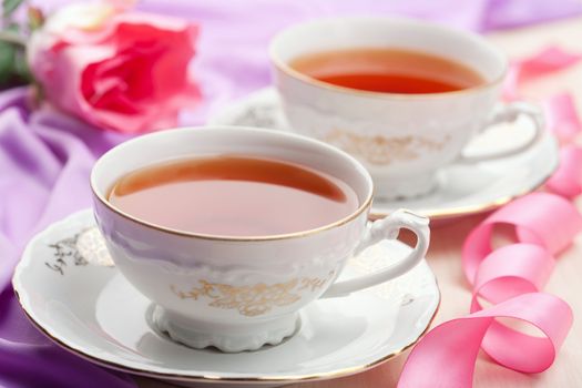 tea in elegant cups
