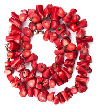 coral necklace