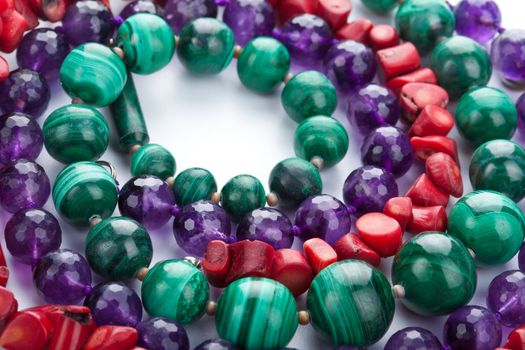 colorful natural necklaces