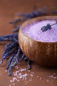 herbal salt and lavender