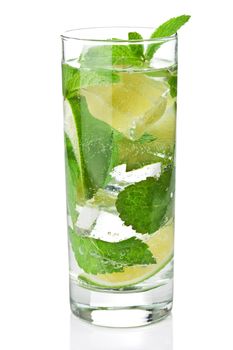 fresh mojito cocktail isolated