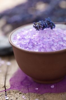 herbal salt and lavender 