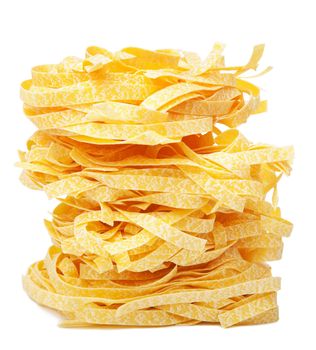 raw pasta isolated 