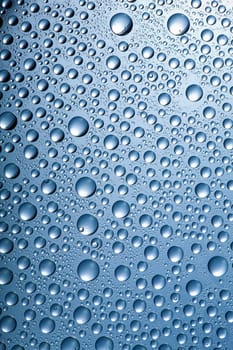 blue water drops background 