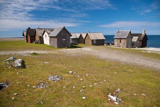 small village near the sea