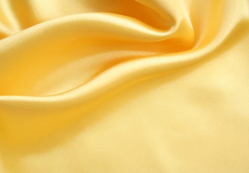 Smooth elegant golden silk can use as background 