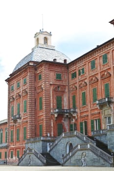 Italy - Piemonte region. Racconigi Royal Castle entrance