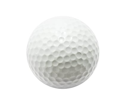 Golf ball isolated on white background