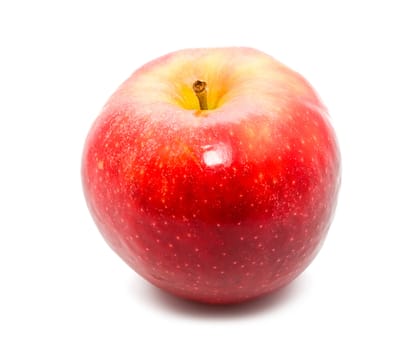 Red apple isolated on white background