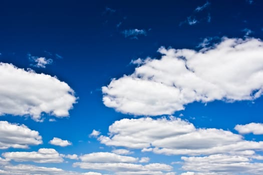 Blue cloudy sky