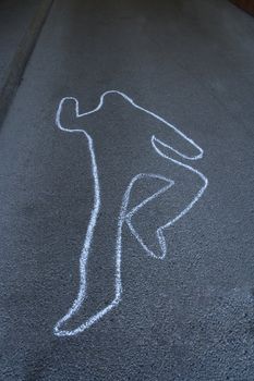 Detail from a crime scene