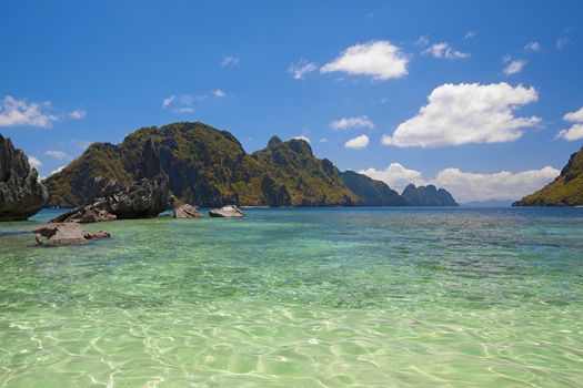 Untouched nature in El Nido, Palawan, Philippines