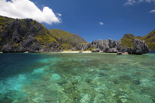 Untouched nature in El Nido, Palawan, Philippines